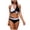 a63-White, variant on Thong Bikini Sets for Women - Micro String Bikinis Sexy Two Piece Swimsuit Triangle Top Halter Bathing Suits(XXL,White)