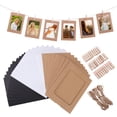thumbnail image 1 of LOVEVER Frame Picture Photo Wall Collage Frames Display 4X6 Hanging Size Wallet Paper Ornament Clips Tabletop Decor Cardboard, 1 of 7