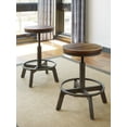 thumbnail image 2 of Signature Design by Ashley Torjin Industrial Adjustable Height Barstool, Set of 2, Brown, 2 of 4