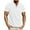 White, variant on Kovlvoll Men's Shirts Summer Casual Fashion Short Sleeve Loose Solid Color Lapel Button up Basic Shirt