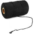 thumbnail image 4 of 200M/656Feet Cotton String,Black String,Cotton Cord Craft String Baker Twine for DIY Crafts and Gift Wrapping-2mm, 4 of 4
