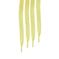 thumbnail image 3 of INSPIRE CHIC Unisex Shimmer Flat Shoelaces Sneakers Sparkling Shiny Shoes Strings 120cm/47.24" Yellow, 3 of 6
