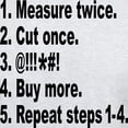thumbnail image 3 of CafePress - Measure Twice, Cut Once... Light T Shirt - Men's Classic Graphic T-Shirt, 3 of 4