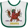thumbnail image 3 of Inktastic Mardi Gras Come at Me Breaux Crayfish Boys or Girls Baby Bib, 3 of 4