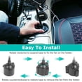 thumbnail image 2 of USB Car Fan, iMountek Car Cup Holder Fan with Adjustable Base Flexible Gooseneck 3 Speeds for Car Van Truck SUV RV, 2 of 9