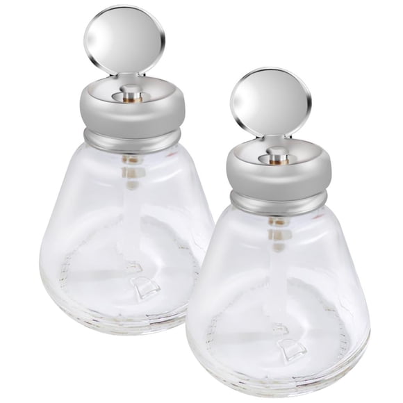 2 Paquetes De Dispensador Vacío De 150 Ml Yuyangstore Removedor De Uñas De Maquillaje Botella De Bombeo A Prueba De Derrames