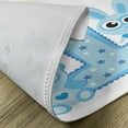 thumbnail image 5 of Ambesonne Birthday Place Mats Set of 4, Boys Party Cake Candle, Standard Size, Pale Blue Pale Blue, 5 of 6