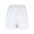 thumbnail image 4 of FNFYFH Clearance Ladies Comfortable Simple Loose Fit Solid Summer Shorts Classic Shorts，White, 4 of 7