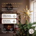thumbnail image 2 of Clearance!! 3D Star Christmas Tree Topper Mirror Finish Holiday Decoration for Festive Cheer, 2 of 8