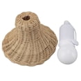 thumbnail image 2 of Hand Woven Rattan Hanging Lighting, Modern Nordic Style Exquisite And Unique Rattan Pendant Light for Home Decoration, 2 of 7