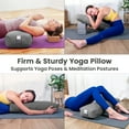 thumbnail image 2 of Sol Living Yoga Bolster Pillow Cotton Meditation Cushion Meditation Accessories for Restorative Yoga Meditation Pillow Rectangular Yoga Pillow Firm Body Pillow Bolster Pillow for Legs Removable Cover, 2 of 6