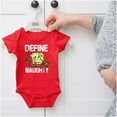 thumbnail image 5 of SpongeBob Christmas Define Naughty Baby Romper Boys or Girls, 5 of 6