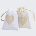 thumbnail image 4 of 10 Pcs Pochettes en Lin Pratiques avec Fermeture à Cordon pour Bijoux, Cadeaux, Collations, 4 of 8