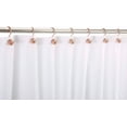 thumbnail image 5 of Chictie Nickel Shower Curtain Hooks - Decorative Shower Curtain Rings,Set of 12 Metal Rustproof Shower Hangers for Bathroom Curtains Rods Hollow Ball Design, 5 of 7