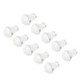 thumbnail image 3 of FENGGUIQU 10Pcs White Curtain Rod Ends Decorative Curtain Rod Final for Elegant Home Window Decor, 3 of 8