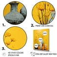thumbnail image 3 of Designart "Simplistic Amber Ceramics" Boho Pottery Picture Framed Canvas Wall Art, 3 of 5