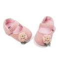thumbnail image 5 of Infant Girl Shoes Mary Jane Flats Wedding Dress Shoes Soft Newborn Baby Girls Princess Crib Shoe First Walkers, 5 of 5