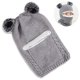 thumbnail image 1 of 1 Uds. Conjunto de bufanda y sombrero de invierno para bebé, bufanda Unisex para niños pequeños, 1 of 8