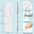thumbnail image 4 of Almohada de baño para todo el cuerpo VOXOR para bañera con bolsa de lavandería blanca, 4 of 6