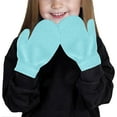 thumbnail image 2 of NAISIBABY Boys Girls Winter Gloves, Mittens Solid Color Knitting Cotton Kids Soft Stretchy Gloves Blue Free Size, 2 of 7