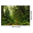 thumbnail image 2 of GreenDecor 7x5ft Subtropical rain forest Photography Background Backdrop green jungle nature landscape tropical photo Studio Prop Drops, 2 of 4