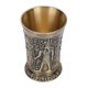 thumbnail image 1 of Vaso de chupito de whisky antiguo, vaso de chupito de whisky, copa de trago de whisky de metal vintage, mini taza en relieve a mano, 1 of 4