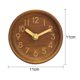 thumbnail image 2 of Reloj despertador creativo de madera maciza Reloj de mesa pequeño silencioso con aguja de madera de moda Reloj de registro, 2 of 6