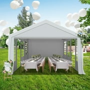 Gartooo 20' x 30' Party Tent Heavy Duty, Wedding Tent with Removable Sidewalls, Outdoor Gazebo Event Shelters Canopy for Birthday Party