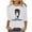 A01-White, variant on ZVAVZ Business Tops for Women 2025,Womens Black History Month Print Tops 3/4 Length Sleeve O-Neck T-Shirts Oversized Graphic Tees for Women Gift Ideas Black L