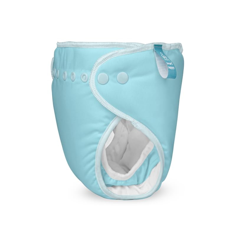 Bumberry New & Improved Smart Nappy For New Born Baby (SM |4-9 months) | Holds Upto 3 Pees With Extra Absorbtion & 100% Leak Protection All in One Cloth Diaper For Just Borns - 5 Pcs Pack
