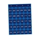 thumbnail image 5 of Organizador de bolsillo para artículos diversos para el aula, tarjeta multiusos para colgar en la pared Azul 30 Bolsillos, 5 of 9