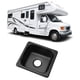 thumbnail image 5 of Fregadero Para RV, Fregadero De Acero Inoxidable De 175 X 160 X 70 Mm, Galvanizado En Negro, Para Caravana, RV, Cocina, 5 of 7