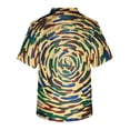 thumbnail image 5 of Yiaimeir Men's Casual T-Shirt Short-Sleeved V-Neck Printed Front Pocket Top, 5 of 5