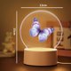 thumbnail image 3 of 1 lámpara 3D de mariposa caliente para decoración de dormitorio infantil, iluminación interior, regalos, 3 of 5