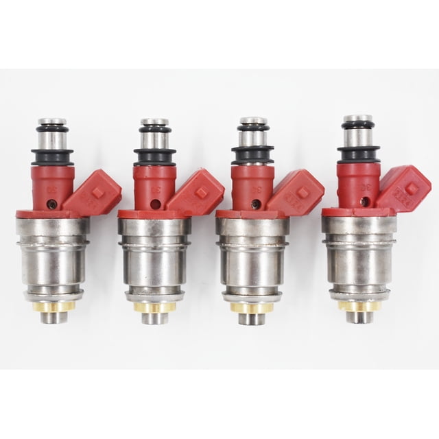 LABLT 4X 16600-86G00 1660086G00 Inyectores de combustible de repuesto para Nissan Pickup 2.4L 1995/Nissan D21 1990-1994 2.4L