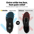 thumbnail image 3 of FitVille Extra Wide Mens Running Shoes Cushioned Breathable Sneakers for Men with Arch Support, 3 of 7