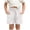 White, variant on Linfrsh Girls Shorts Summer Ruffled High Waisted Drawstring Shorts Kids Casual Loose Clothes with Pockets(Khaki,7-8 Years)