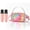 Pink, variant on XAXRE T05 Mini Karaoke Machine for Kids Adults, Portable Bluetooth Speaker with 2 Wireless Microphones, RGB Light, Voice Changer, Recording, TF Card/AUX, Crossbody Bag for Outdoor Party Travel Gift