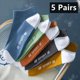thumbnail image 1 of 20 pares de calcetines finos de seda helada de verano para hombre, calcetines de negocios, calcetines largos negros ultrafinos transpirables, calcetines desechables, 1 of 5