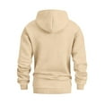 thumbnail image 4 of RYDCOT Mens Quarter Zip Waffle Hoodie - Performance Fleece 1/4 Zip Pullover Sweatshirt Mens Golf Shirts for Workout Hiking Running Khaki, 4 of 8