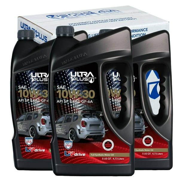 Ultra1Plus SAE 10W-30 100% Sintético Aceite Motor Gasolina API SP ILSAC GF-6A dexos1TM Gen 2 14.19L