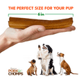 thumbnail image 5 of Pork Chomps Premium Rawhide-Free Roasted Pork Ribz Dog Chews, 6 inch, 10 Count, 5 of 7