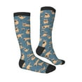 thumbnail image 3 of Balery French Bulldog Yoga Fun Novelty Socks Men'S Women'S Crew Socks Funny Crazy Novelty Socks Quirky And Cool Socks, 3 of 9