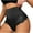 Black, variant on Ashirexll High Waisted Underwear for Women, Ladies Underwear Panties, Solid Color Comfortable Breathable Lace Triangle Panties