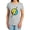 Athletic Heather, variant on DC Flash Tie Dye Flash Logo Women's T Shirt, Cardinal, X-Large