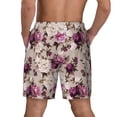 thumbnail image 4 of Balery Rose Flowers Mens Swim Trunks Swim Shorts for Men Quick Dry Inseam Beach Shorts with Compression Liner Pocket-XX-Large, 4 of 9