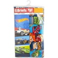 thumbnail image 2 of Hot Wheels 6-Pack Boys Briefs Toddler Little Big Kid Cars 18M, Assorted, 2 of 6