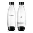 thumbnail image 1 of SodaStream 1L Fuse Black Bottles Twin Pack - Dishwasher Safe, 1 of 2