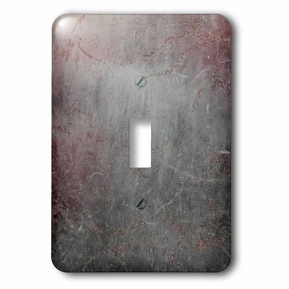 3dRose, Image of Elegant Trendy Rose gold Veins on Gray Agate Gemstone Geode, single toggle switch