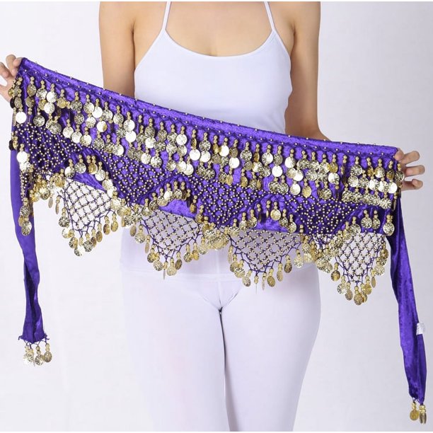 Cadena de cintura para danza del vientre, toalla para cadera, cadena de cintura, cadena de cintura de triángulo recto, toalla para brazo de práctica, ropa de baile, toalla para cintura para